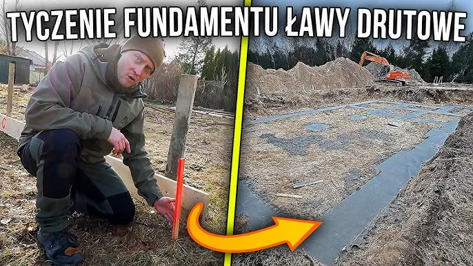 geodeta wyznaczanie poziomu zero ławy drutowe