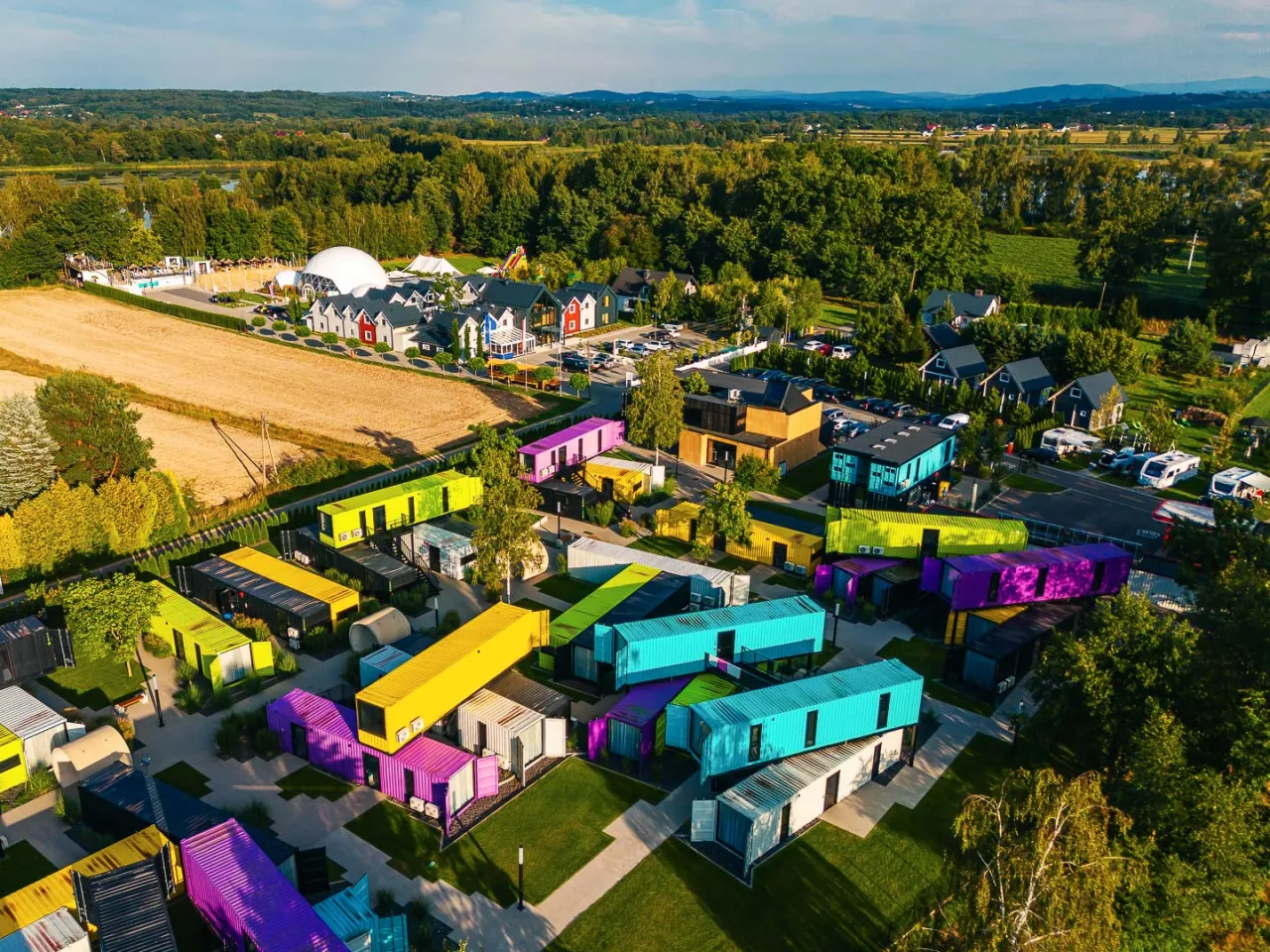 Noclegi Zator Energylandia krajobraz