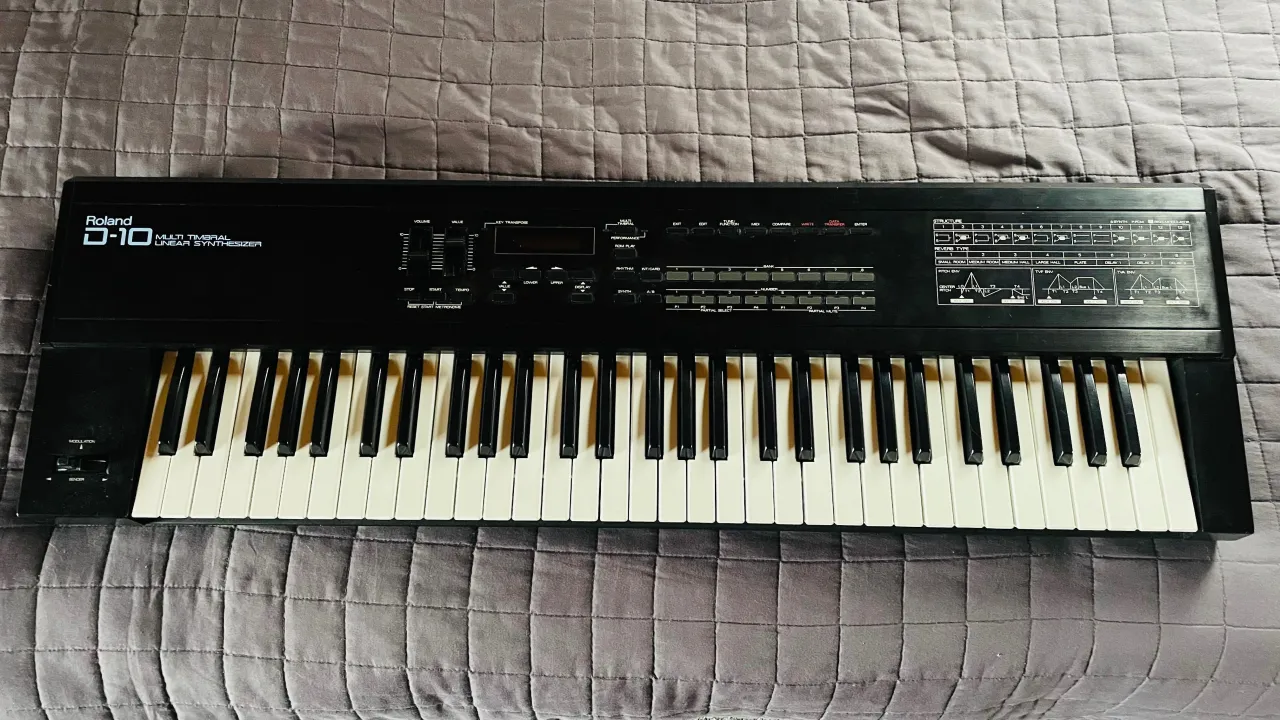 Syntezatory lata 80 vintage Roland Yamaha