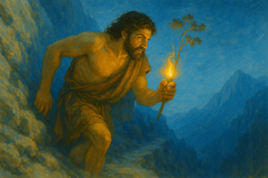Prometeusz bunt człowiek wolność symbol