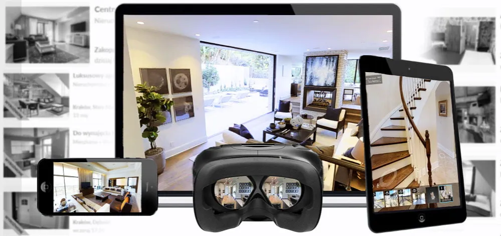 agent nieruchomości technologia wirtualny spacer dron