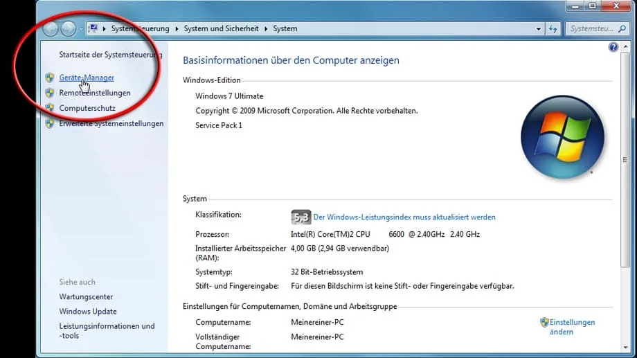 Netzwerkadapter Treiber aktualisieren Windows