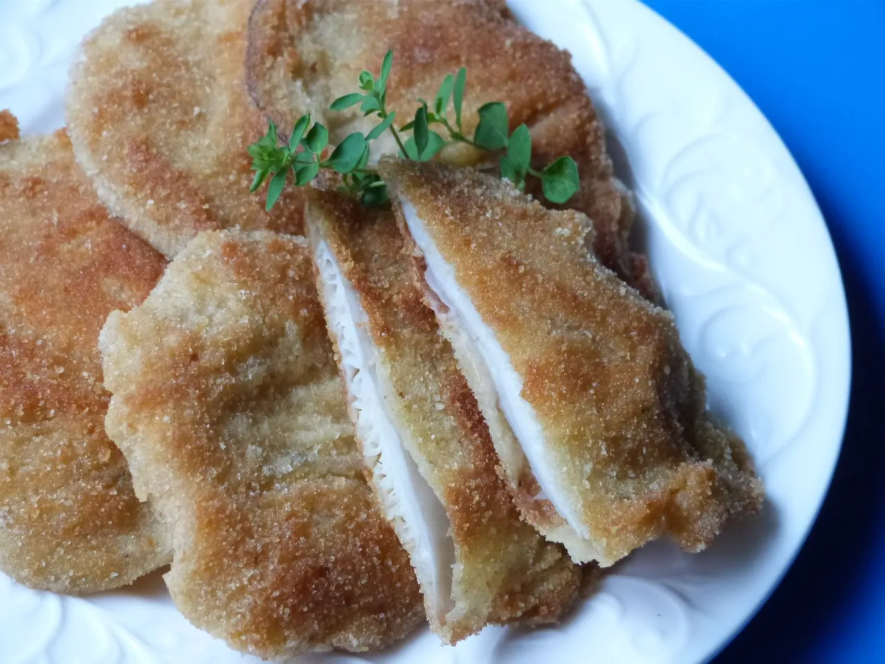 Boczniaki panierowane jak schabowe