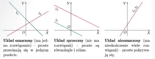układ równań liniowych koncepcja