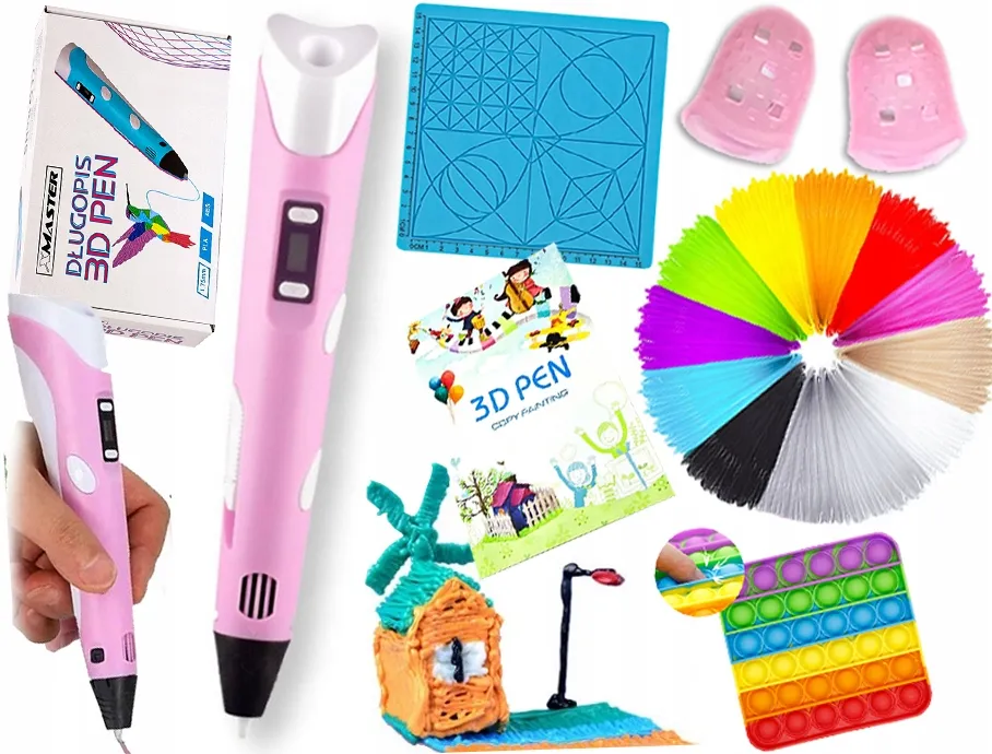 długopis 3D uruchamianie zestaw