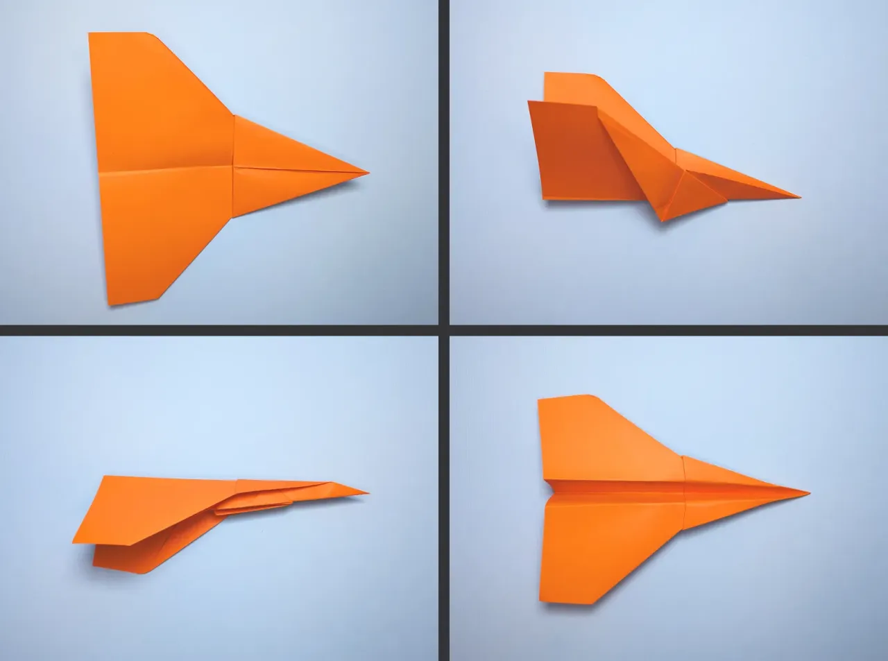 R&oacute;żne modele samolot&oacute;w z papieru szybowiec myśliwiec