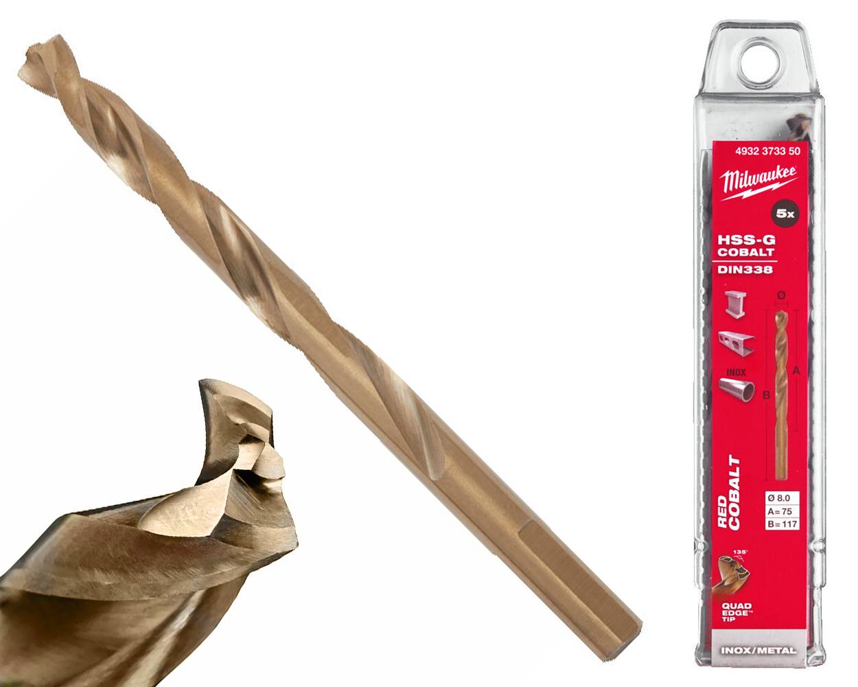 wiertła kobaltowe do metalu, wiercenie w stali nierdzewnej