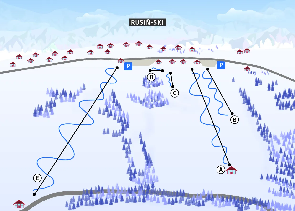 Stacja narciarska Rusiń-ski Bukowina Tatrzańska