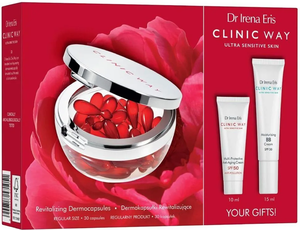 Dr Irena Eris Clinic Way Dermokapsułki Rewitalizujące opakowanie i kapsułki