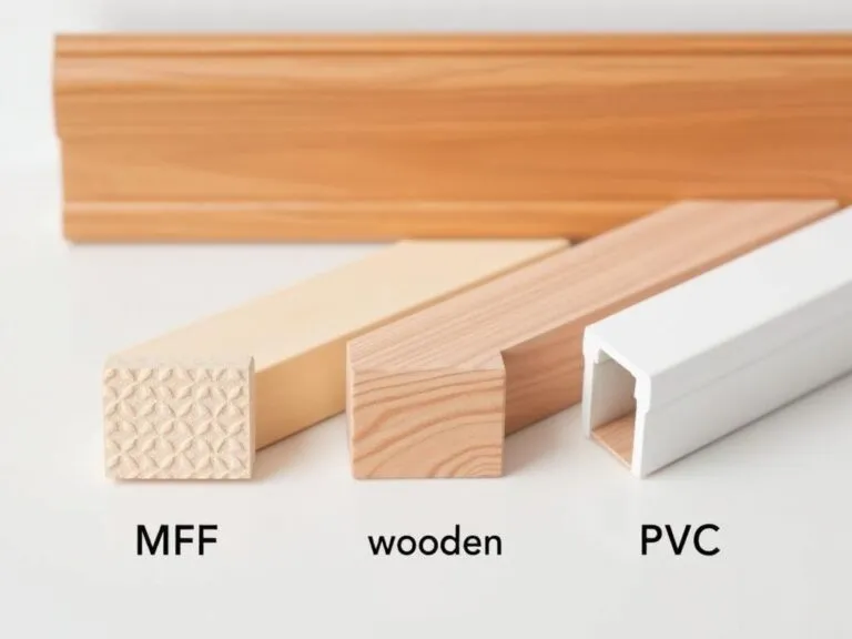 Rodzaje listew przypodłogowych MDF PCV drewno poliuretan