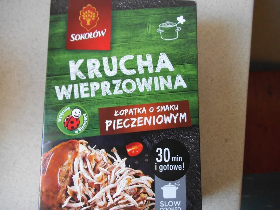 szarpana wieprzowina danie gotowe