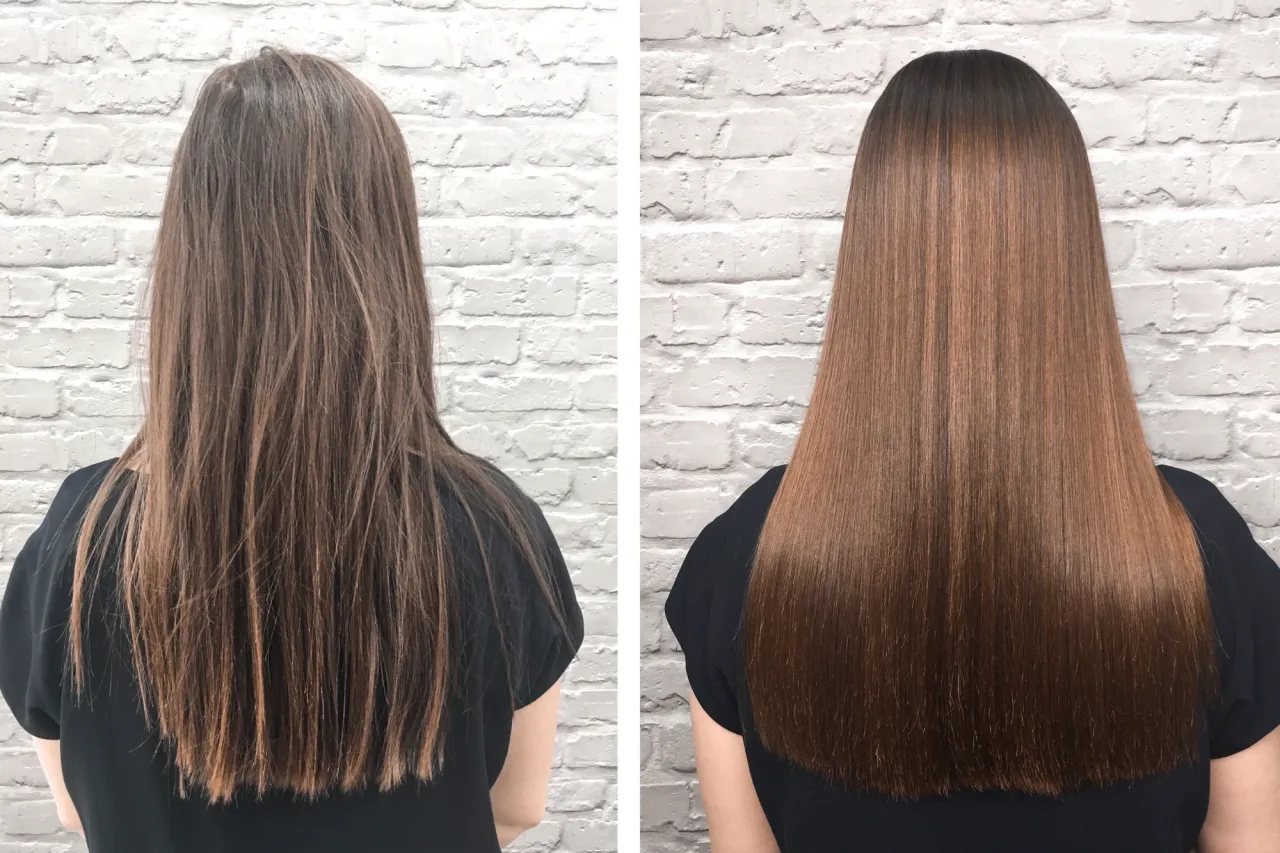 Keratin Behandlung Vorher Nachher Haare