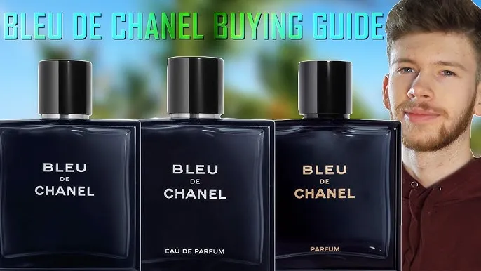 Bleu de Chanel EDT vs EDP bottles and ingredients