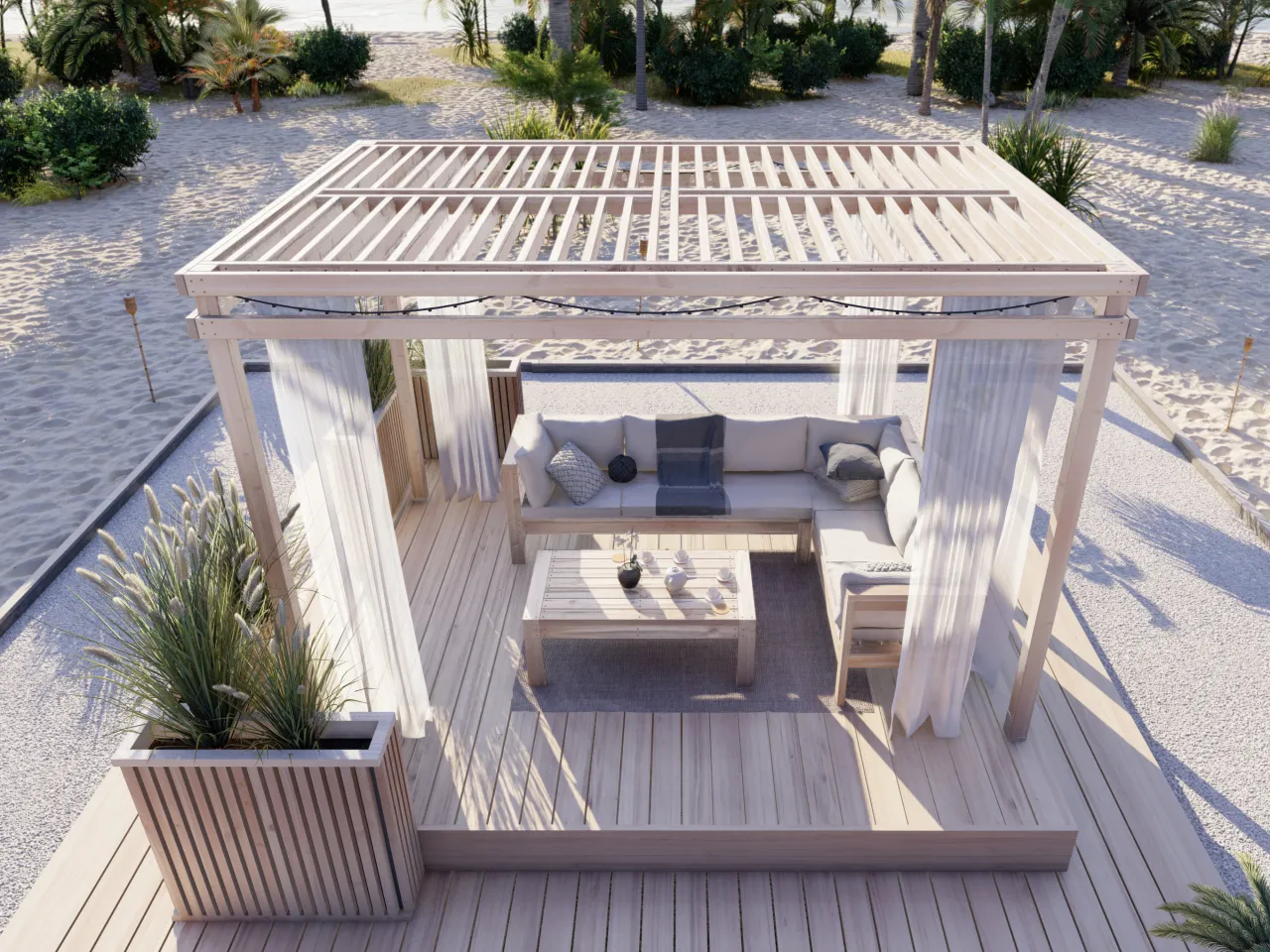 Przykładowy kosztorys budowy pergoli DIY