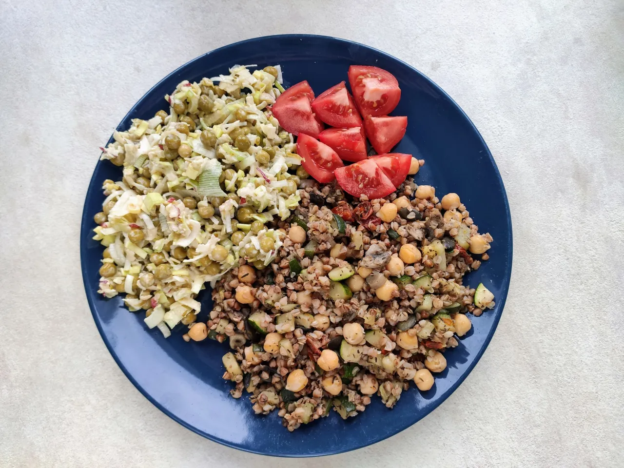 szybki lunch z kaszy gryczanej