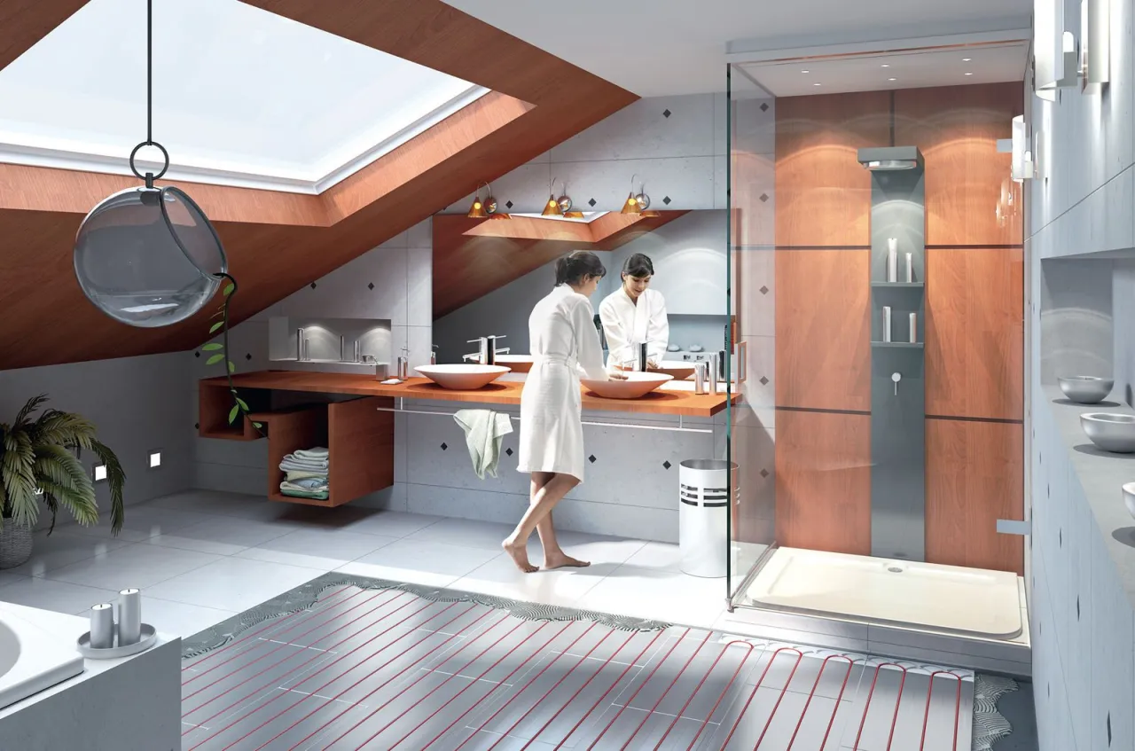 Ciężkie meble na ogrzewaniu podłogowym