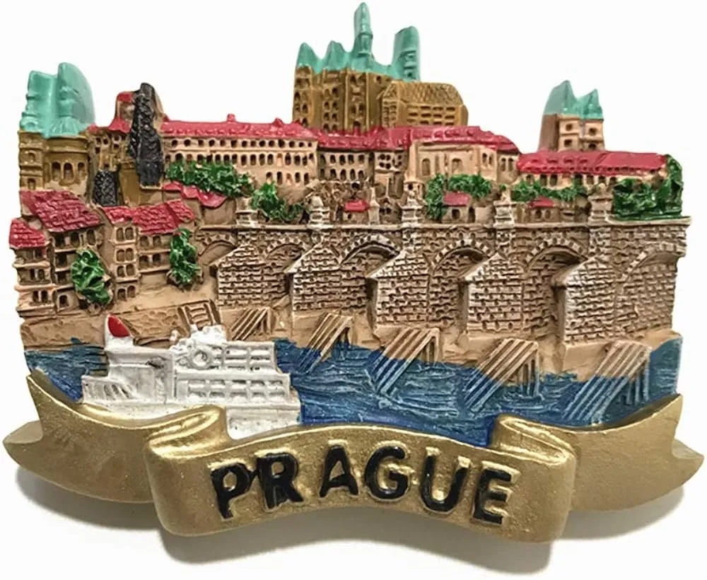 Czeskie magnesy na lodówkę, pamiątki