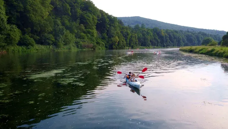 kajaki rzeka San Bieszczady