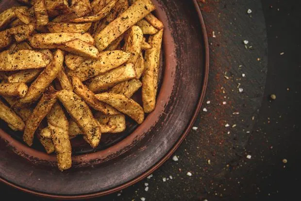 frytki z piekarnika idealnie upieczone złociste