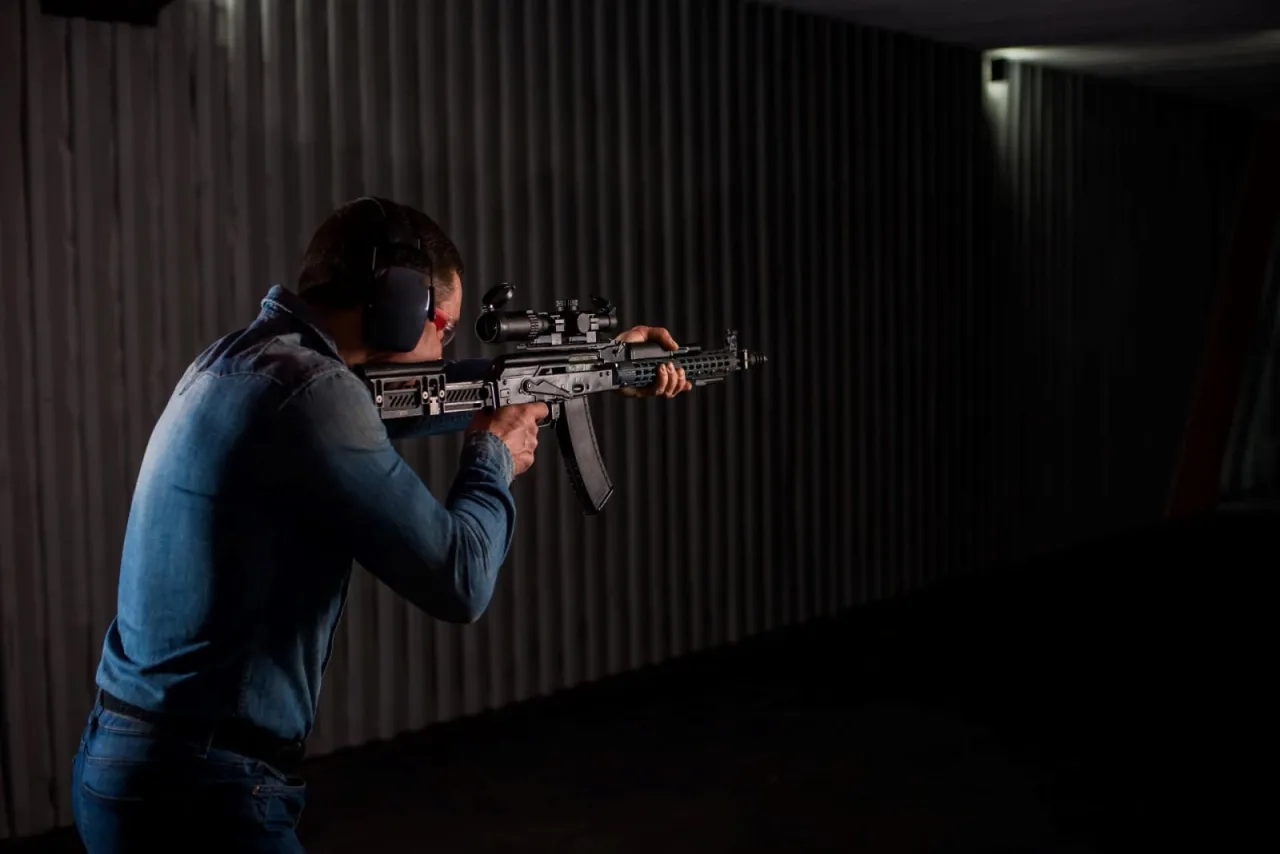 Pierwsze strzelanie na strzelnicy Krotoszyn