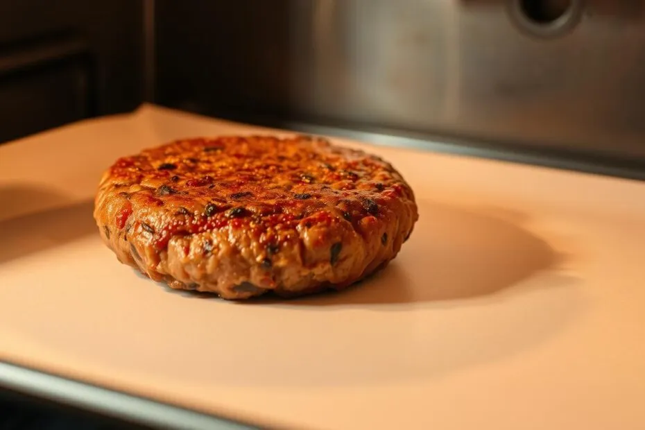 burger wołowy w piekarniku na kratce