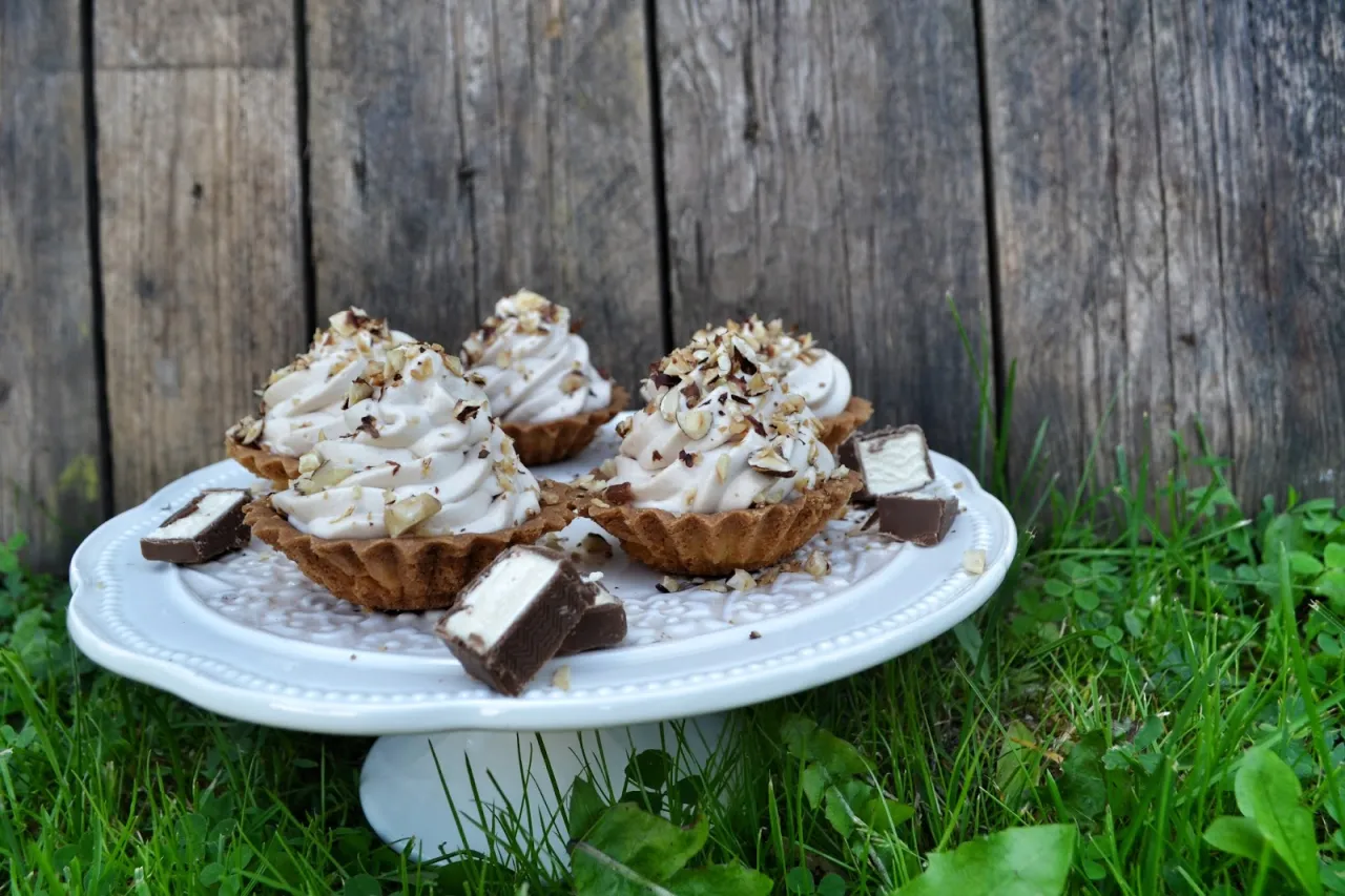 Babeczki z kremem w zamrażarce