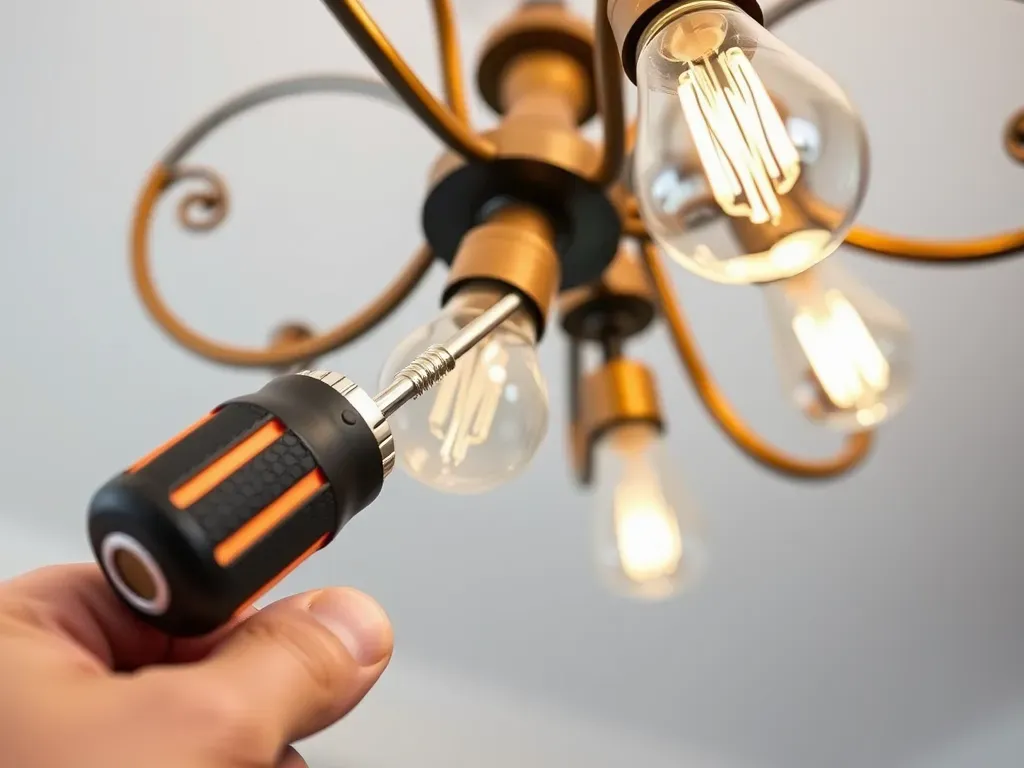 Narzędzia do podłączania żyrandola próbnik napięcia