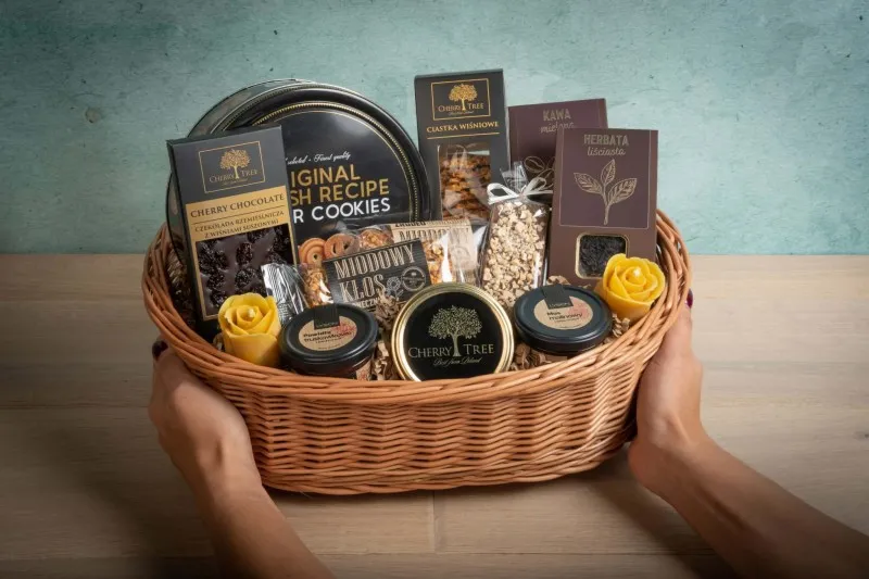 elegancki kosz delikatesowy premium