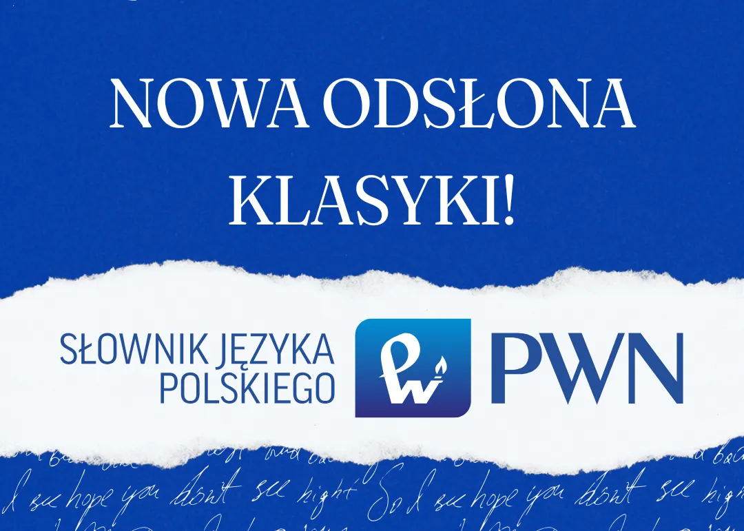 interfejs słownika sjp.pwn.pl z wyszukanym hasłem