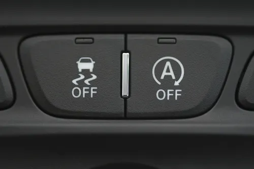 deska rozdzielcza samochodu przycisk ESP ASR