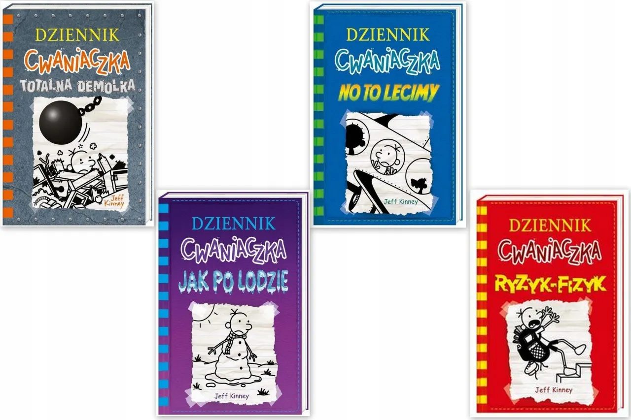 Kto jest autorem książki Dziennik Cwaniaczka? To Jeff Kinney, tw&oacute;rca serii o przygodach Grega Heffleya.