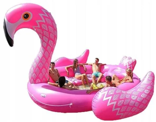 Materace dmuchane Action flaming jednorożec pizza