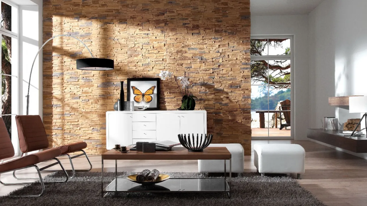 modne kolory kamienia dekoracyjnego 2026, inspiracje kamień gipsowy