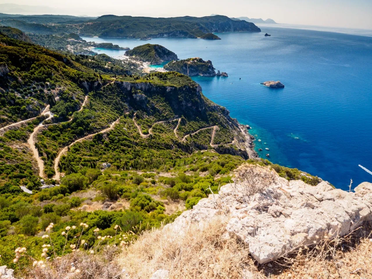 punkty widokowe Korfu