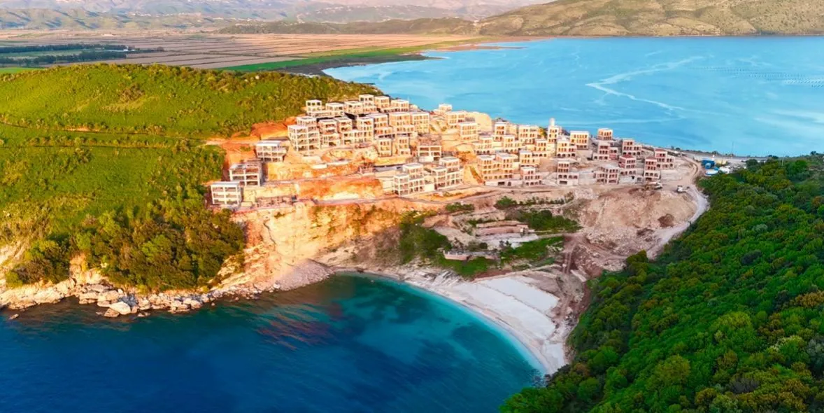 Mapa cen nieruchomości Albania wybrzeże