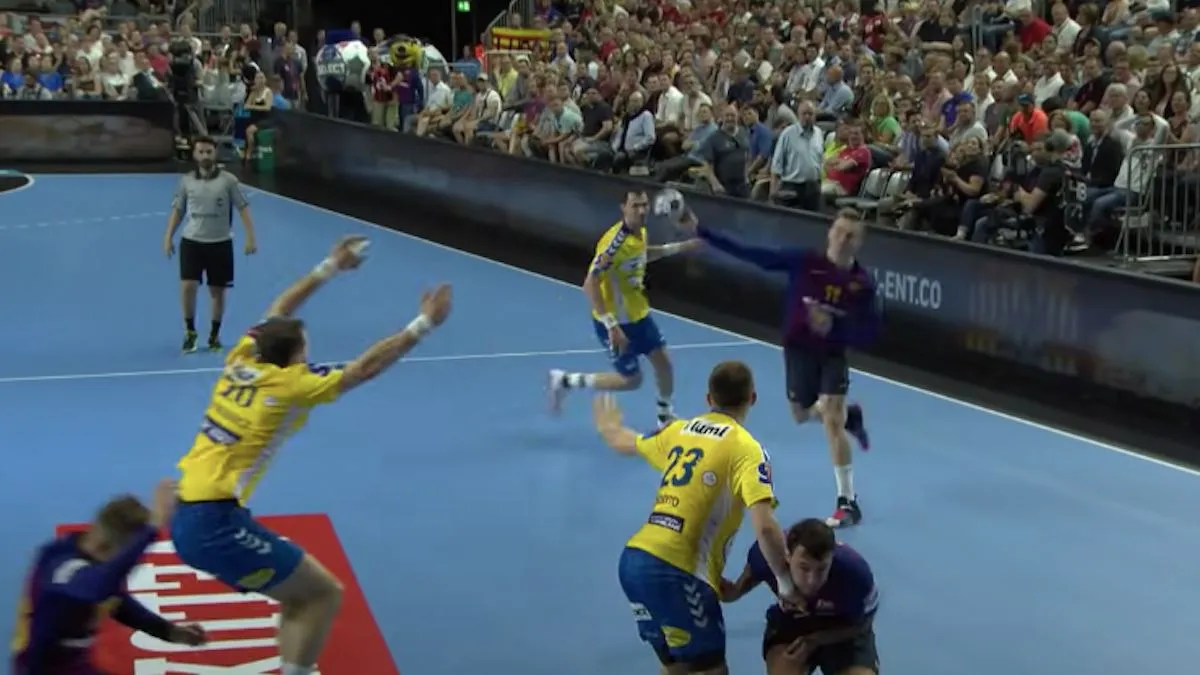 piłka ręczna blokowanie rzutu