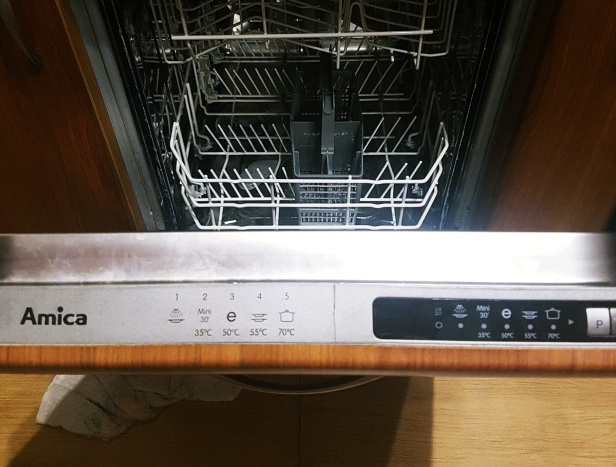 Kody błędów zmywarka Amica wyświetlacz
