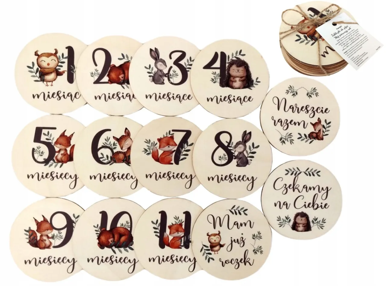 Akcesoria do zdjęć niemowlaka miesiąc po miesiącu