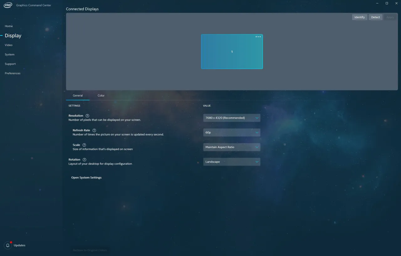 panel sterowania karty graficznej intel nvidia amd