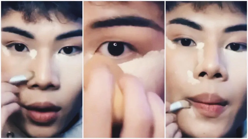 technika odwróconego trójkąta korektor