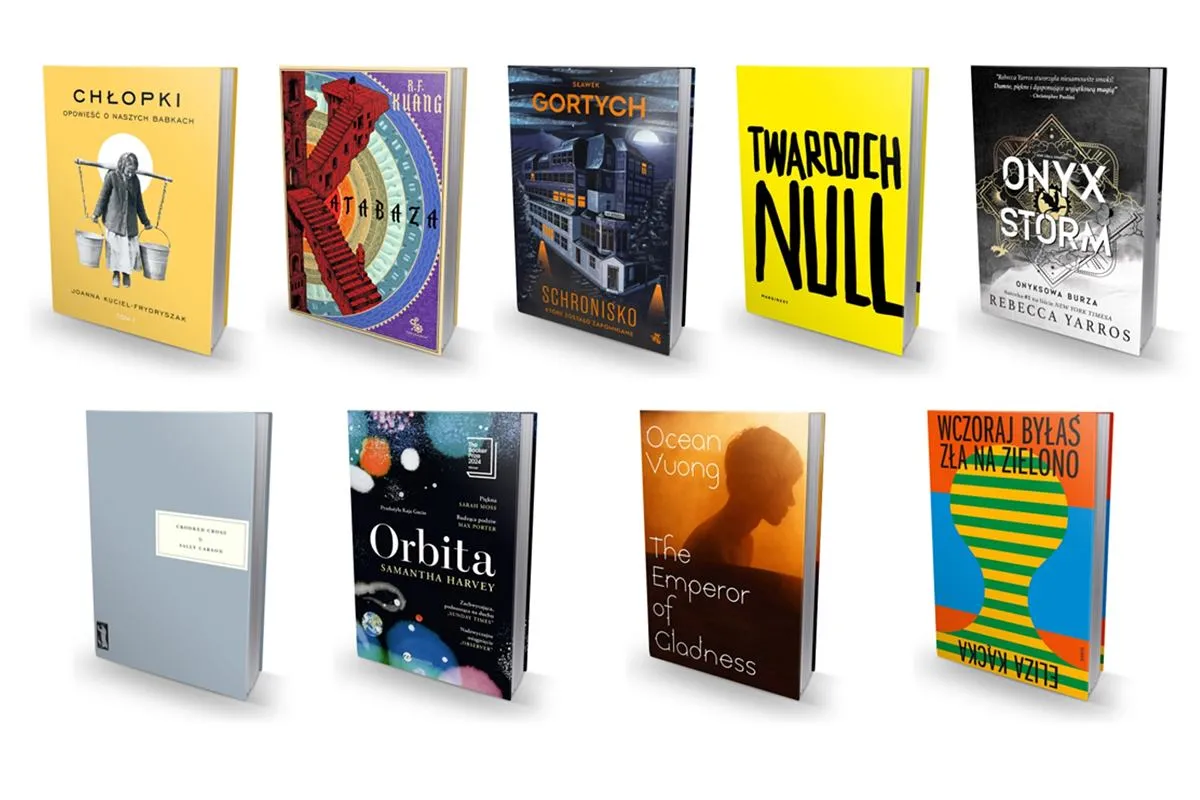 Okładki bestseller&oacute;w 2025 2026