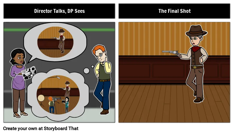 reżyser filmowy storyboard praca nad scenariuszem