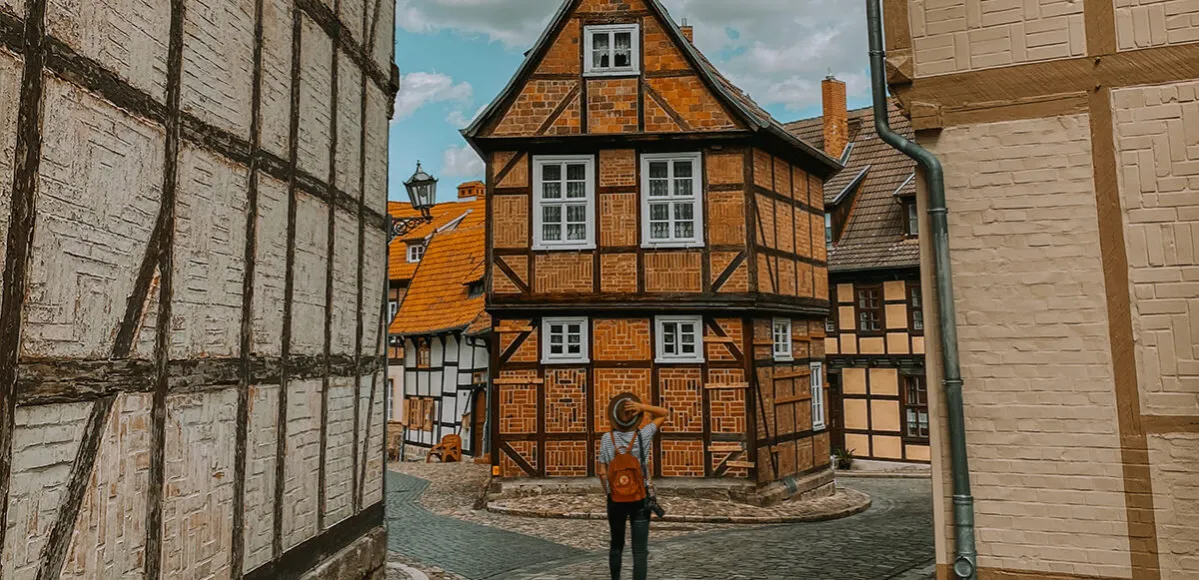 Quedlinburg star&oacute;wka z muru pruskiego