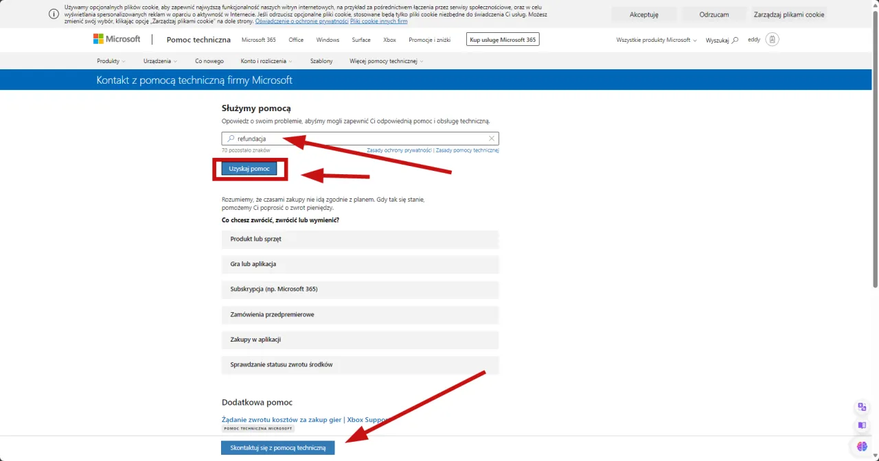 Anulowanie subskrypcji Microsoft konto online