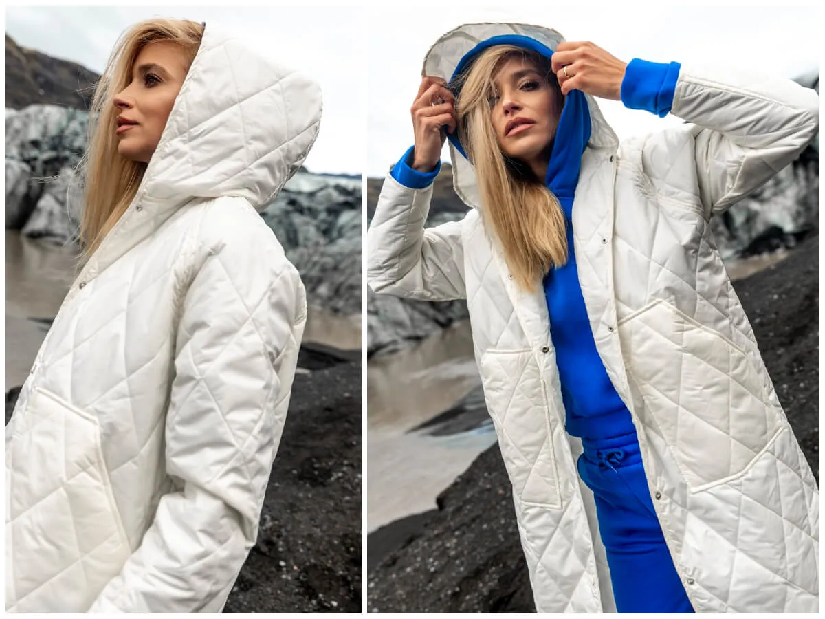 Stylizacje damskie bluza z kapturem kurtka