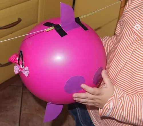 balonowa rakieta eksperyment