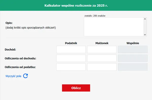 Para małżeńska analizująca dokumenty podatkowe z kalkulatorem
