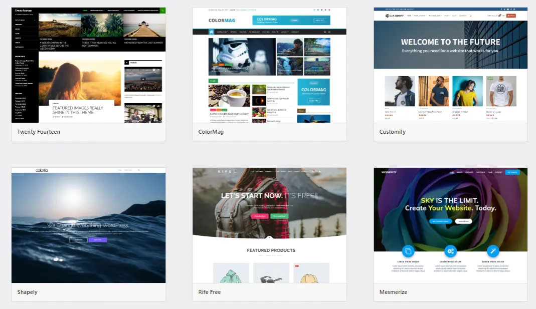 Darmowe i płatne motywy WordPress