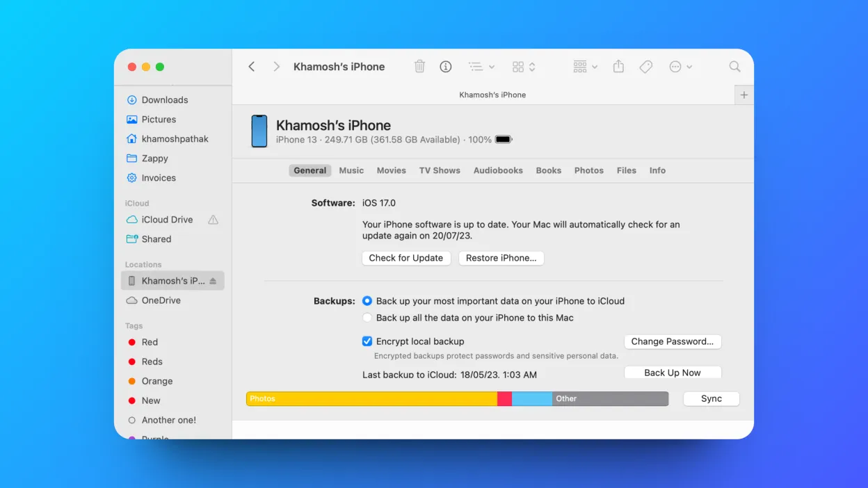 iPhone backup iCloud lub komputer