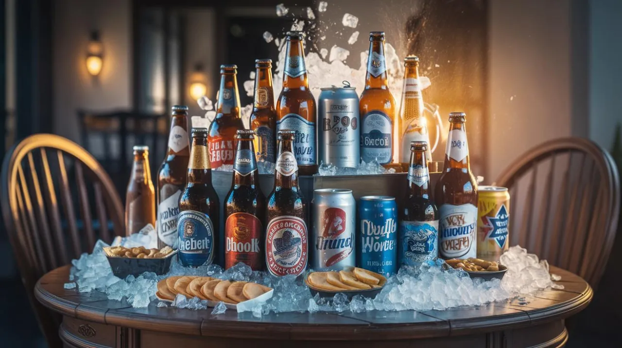 różne style piwa na stole